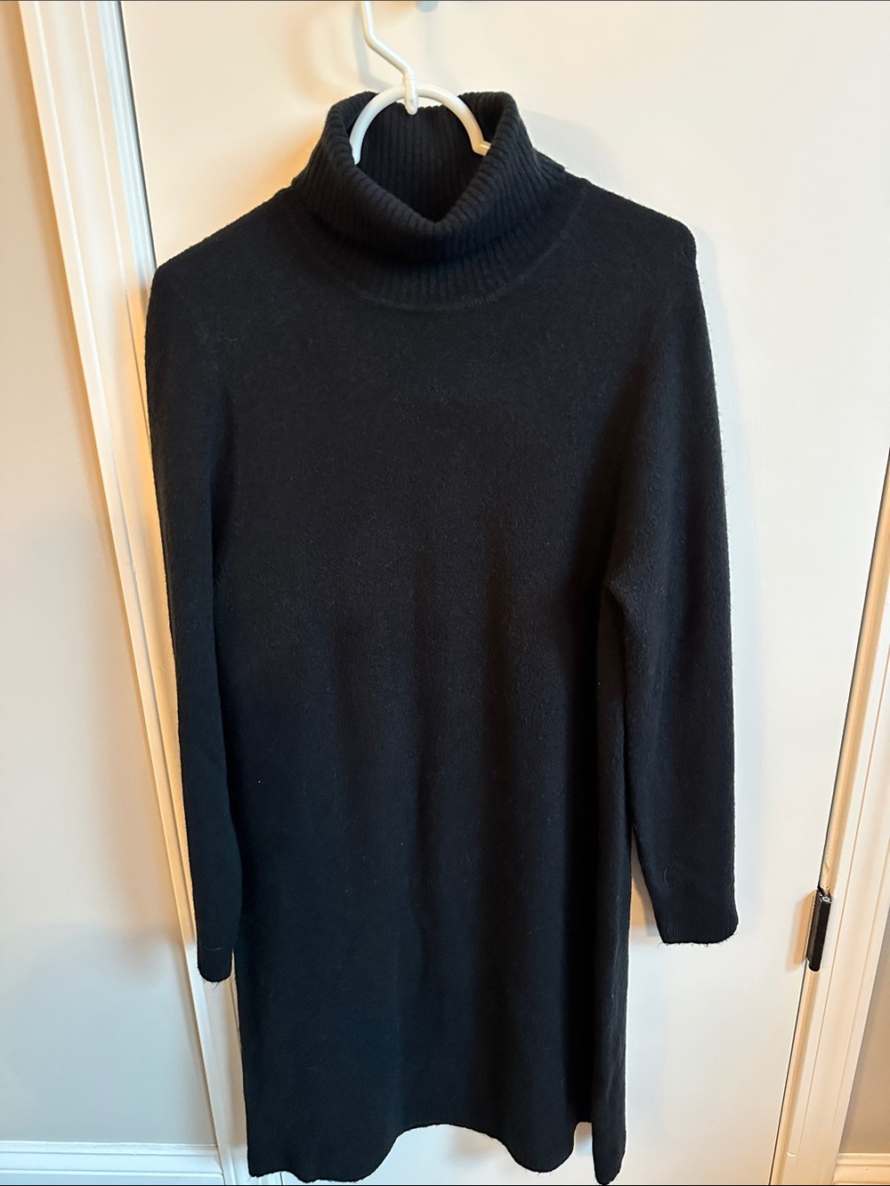 J. Crew Black Turtleneck Sweater Dress
